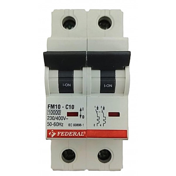 2x10A 10kA C Sigorta Fm10 Federal