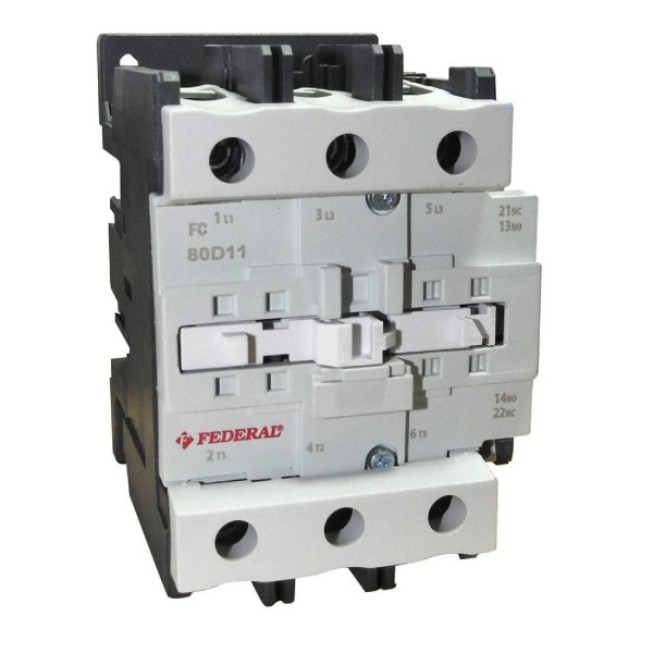 110kW 220A Kontaktör 3P FC-220D Federal
