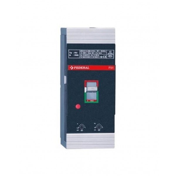 4x250A 35kA Kompakt Şalter F51N Ayar Sahalı Federal