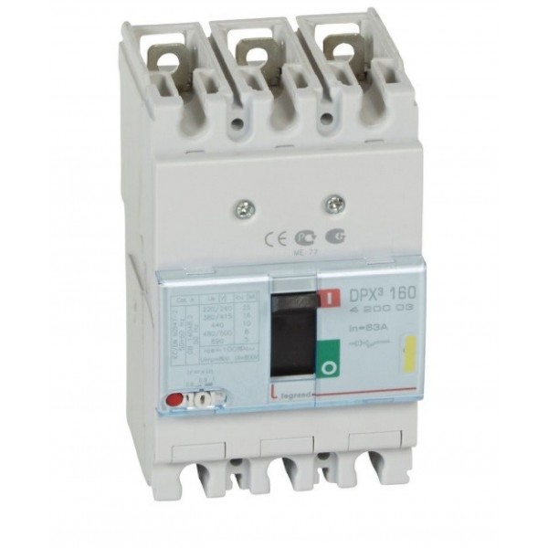 3x63A 16kA DPX3160 Kompakt Şalter Ayar Sahalı