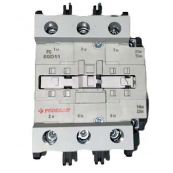 37kW 80A Kontaktör 3P 1NA1NK FC-80D11 Federal