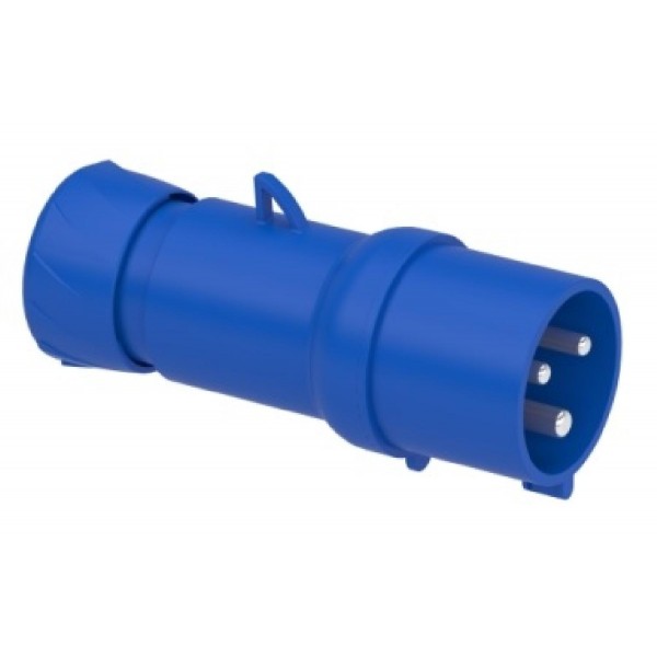 Pratika serbest fiş - düz - 3*32 A - 2P + E - 200...250 V AC - IP44
