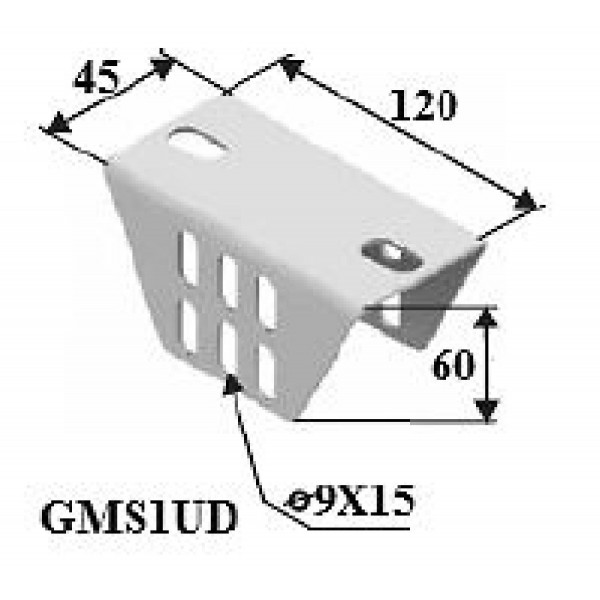 120X1,2Mm Sac Kanal U Profil Tavan Montaj Elemanı H:60Mm